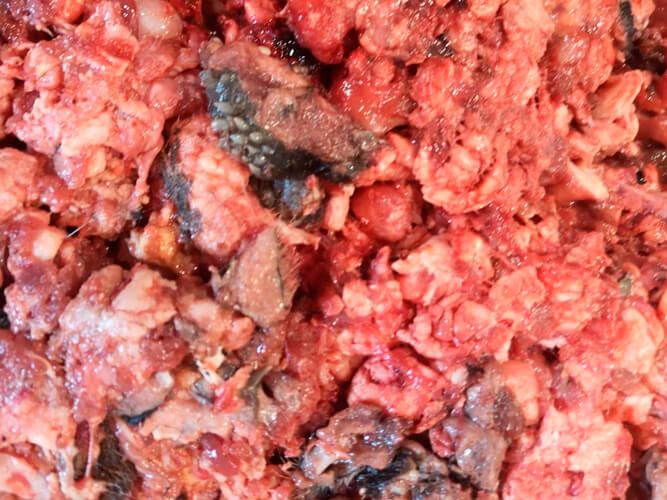 говяжий натуральный корм для собак